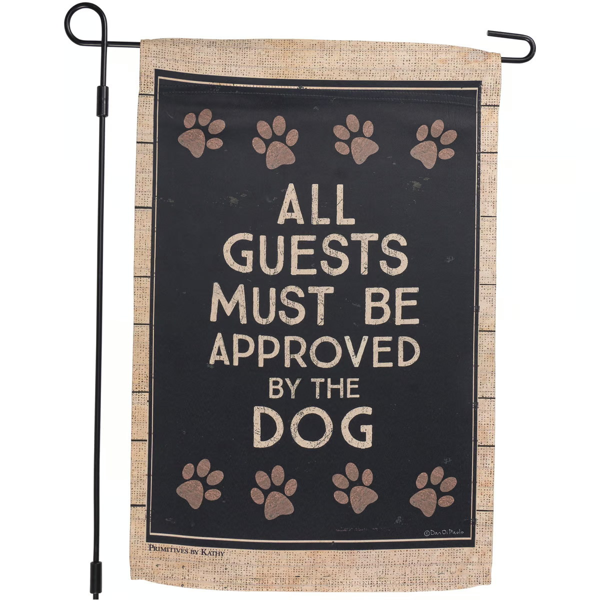 All Guests Approved By Dog Garden Flag