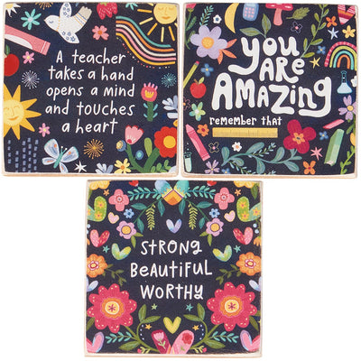 Set of 3 Teacher You Are Amazing Magnet Set