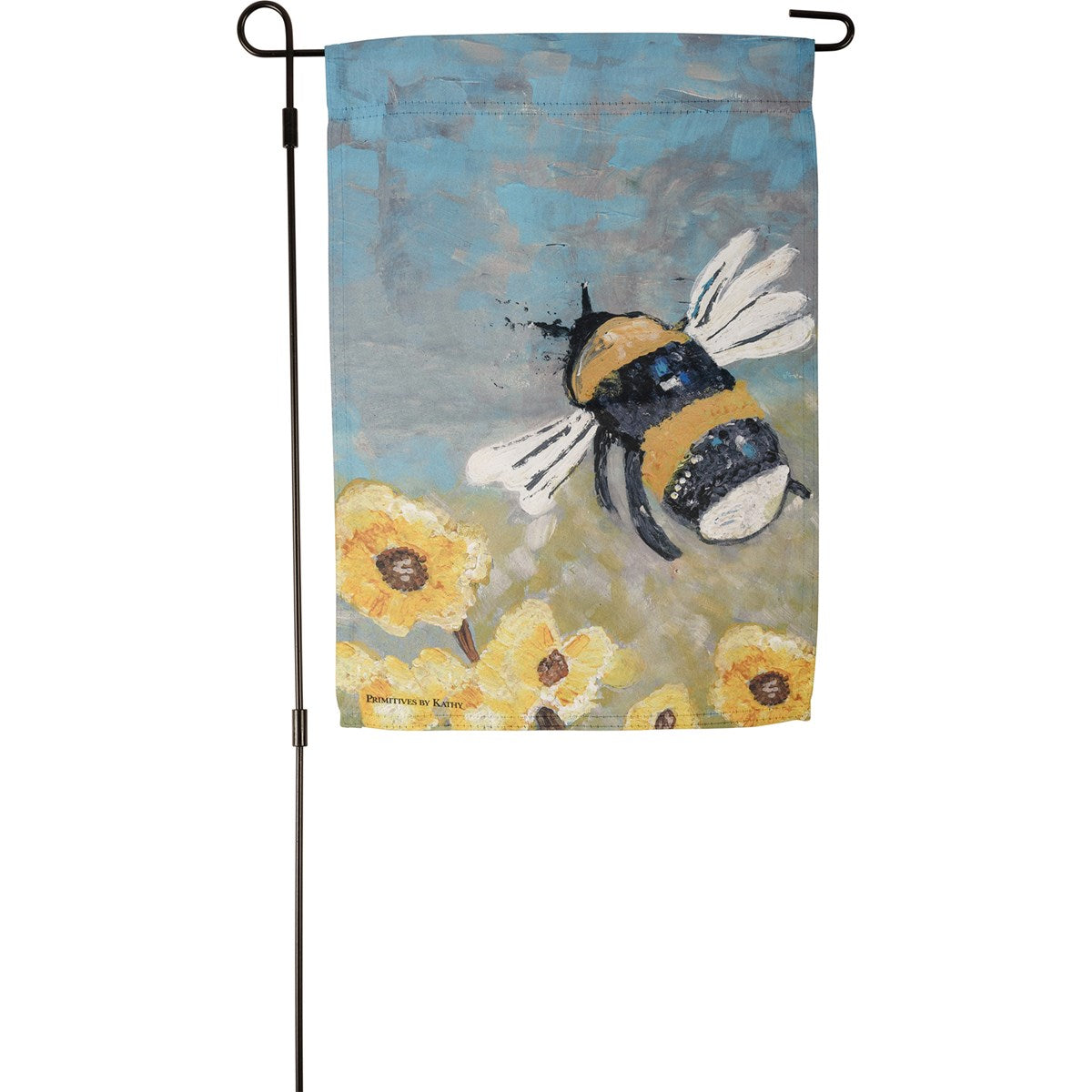 🎄💙 Bumblebee and Flowers Garden Flag