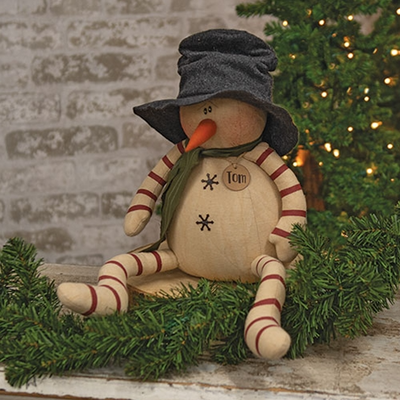 Tom the Snowman Fabric Doll