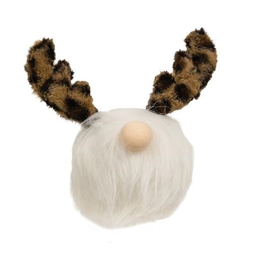 Leopard Antlers Gnome Plush Ball