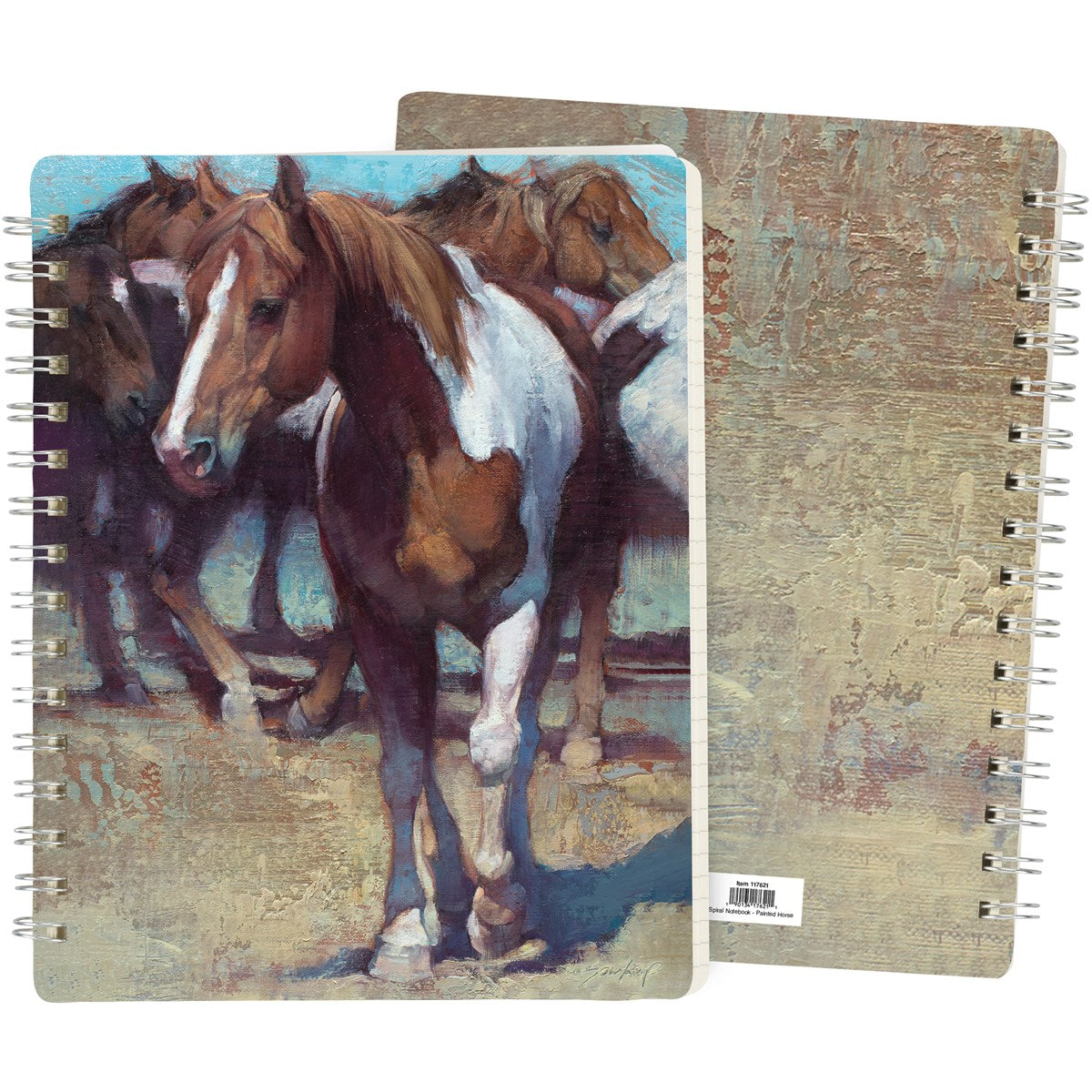 💙 Painted Horse Spiral Notebook