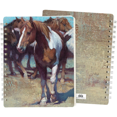 HAPPY BIRTHDAY🎂 💙 Painted Horse Spiral Notebook