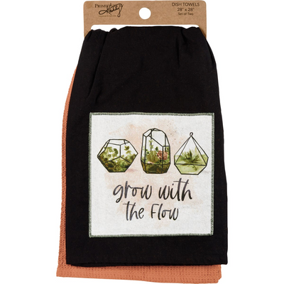 Surprise Me Sale 🤭 Grow With The Flow Kitchen Towel Set of 2