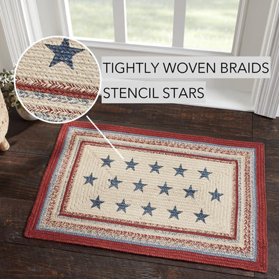 Americana Celebration Jute Rectangle Rug 24" x 36"