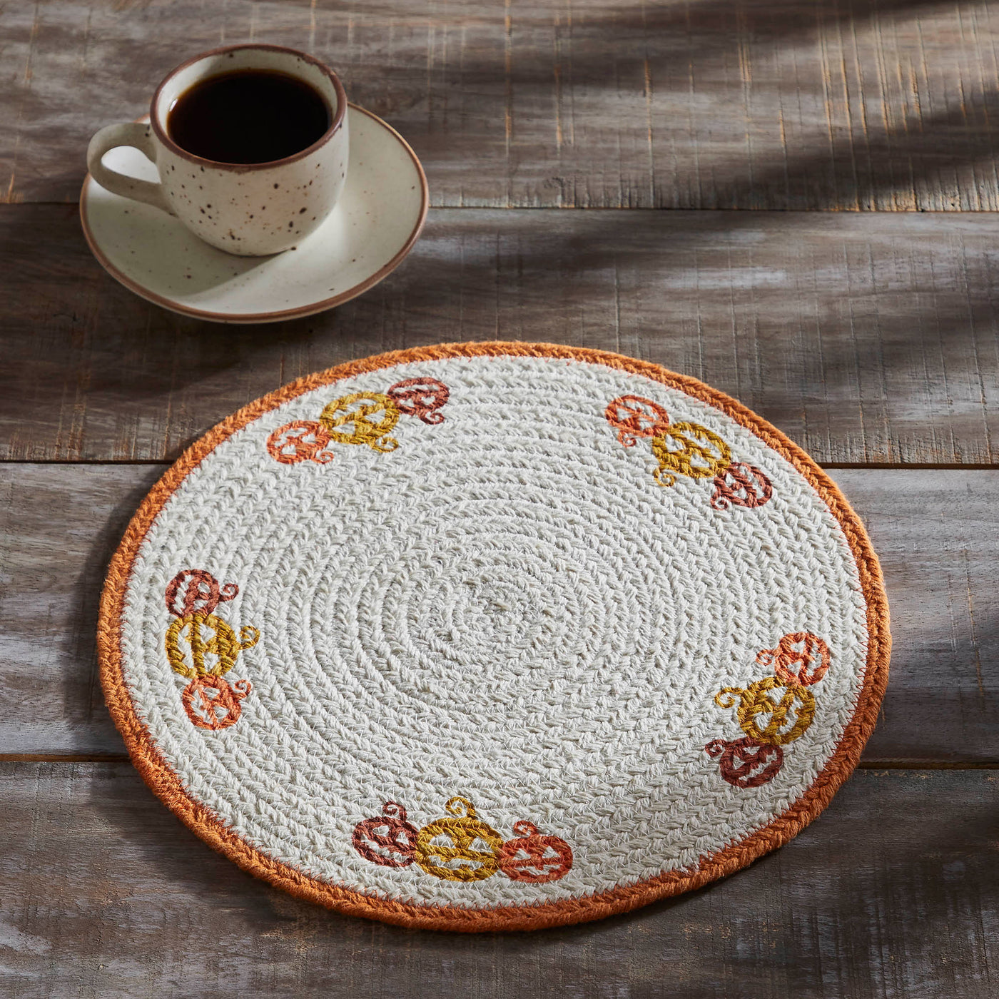 Country Halloween Stencil 12" Trivet