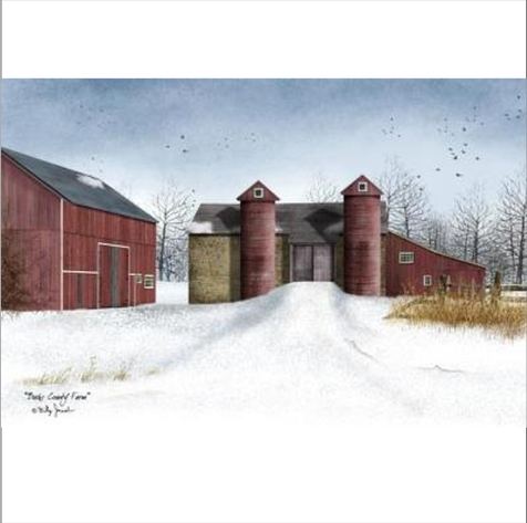 🫐 BLUEBERRY DAYS Bucks County Farm Billy Jacobs 12" x 18" Canvas Print