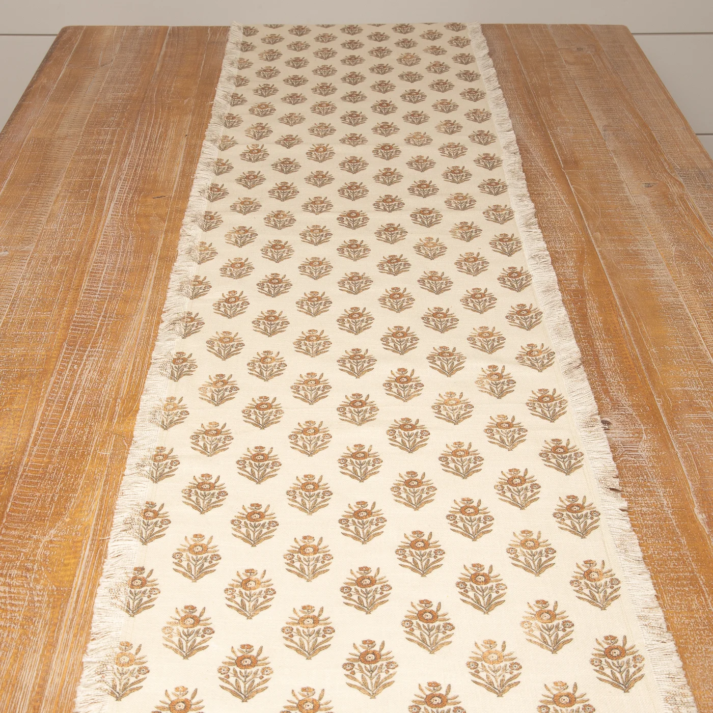 Block Print Silhouette 72" Table Runner