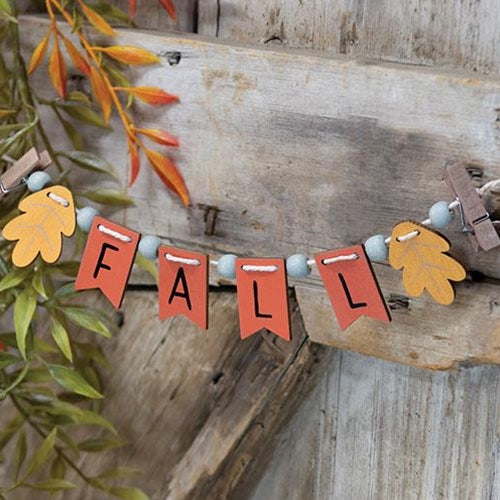 Fall Mini Clip Banner 9.5" Long