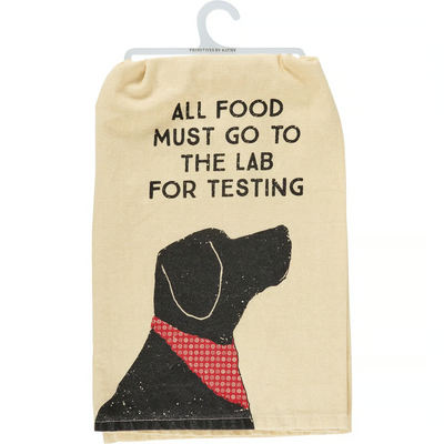 All Food Must Go To The Lab For Testing Kitchen Towel
