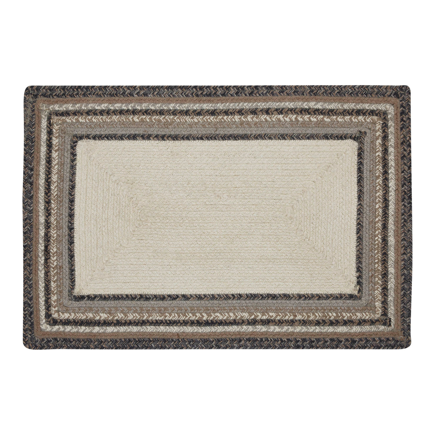 Floral Vine Welcome Rectangle Jute Rug with Pad 20'' x 30''