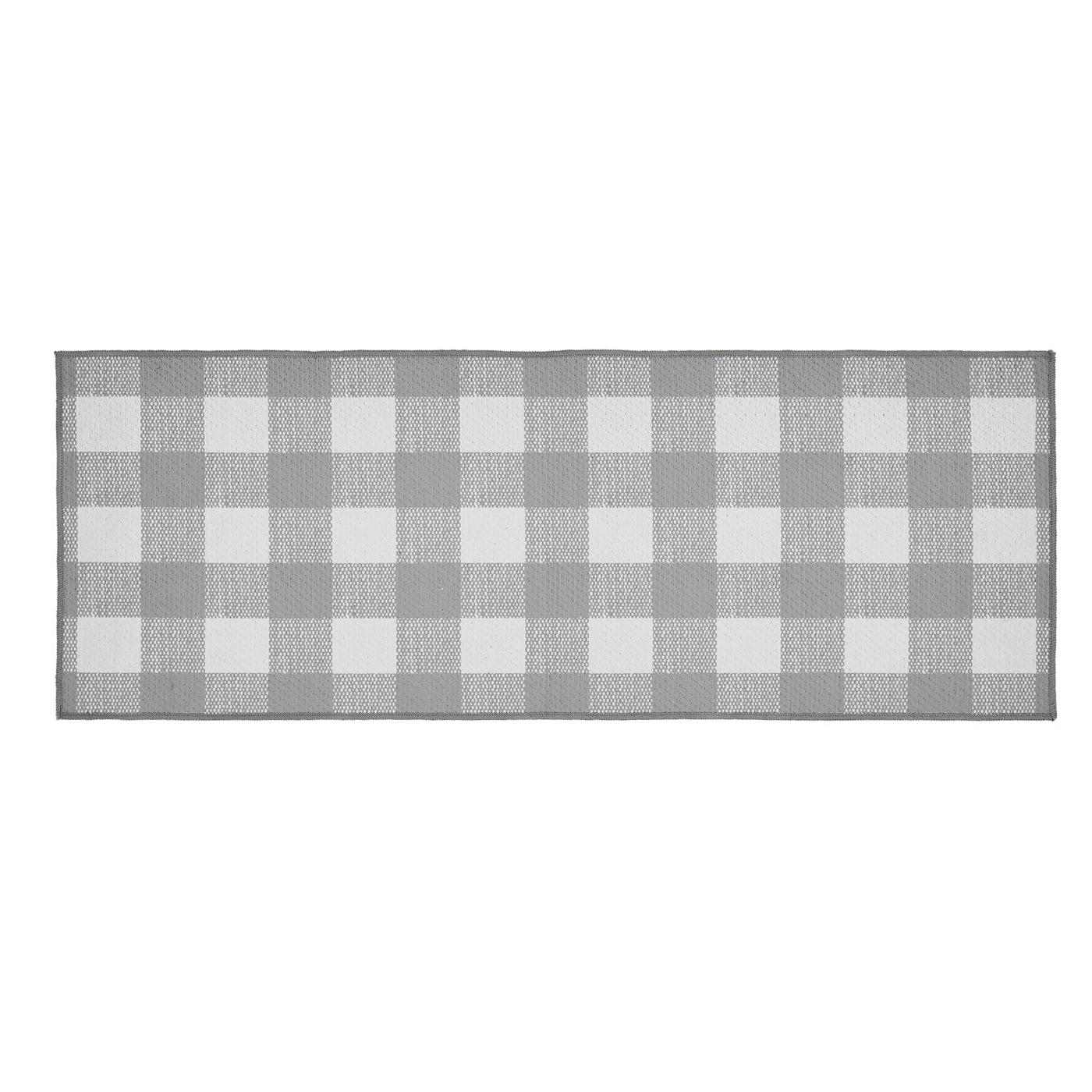 Annie Buffalo Check Grey Indoor/Outdoor 48" Rectangle Rug