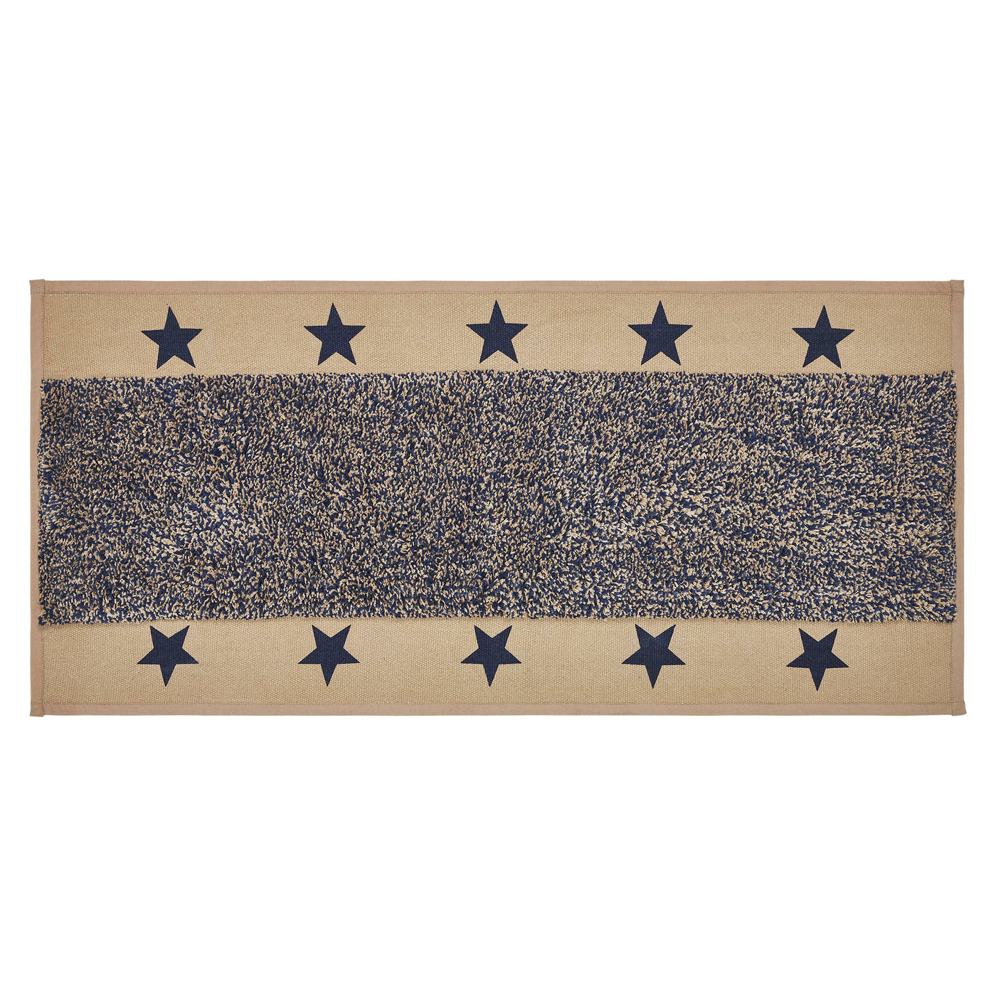 Navy Stars 17" x 36" Bathmat