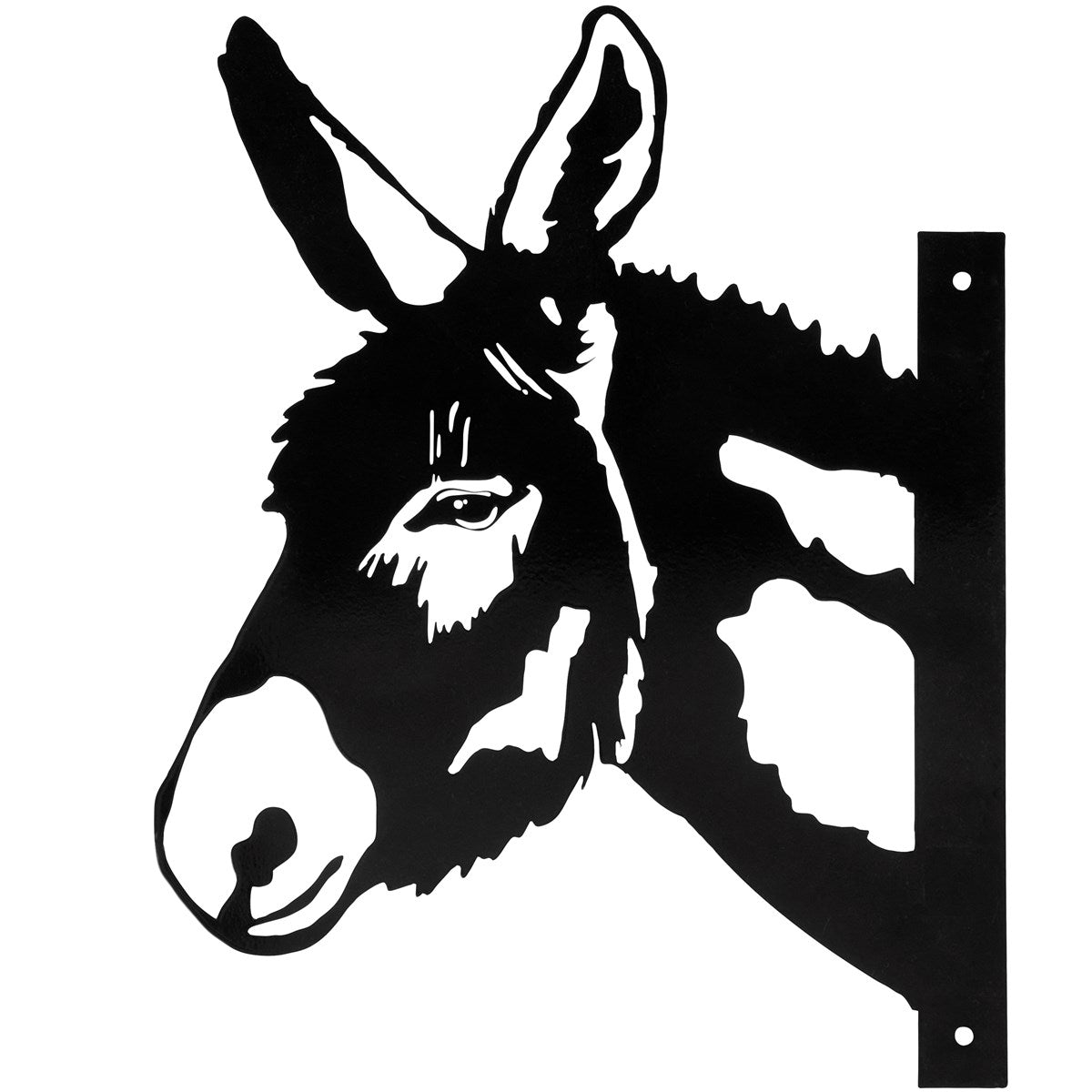 Donkey Metal Silhouette Outdoor Art