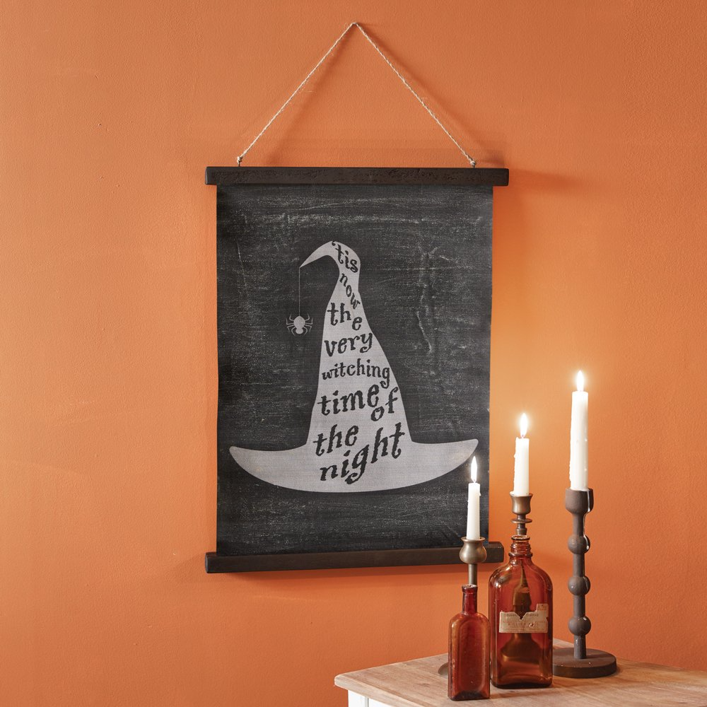 Witching Time of Night Canvas Hanging