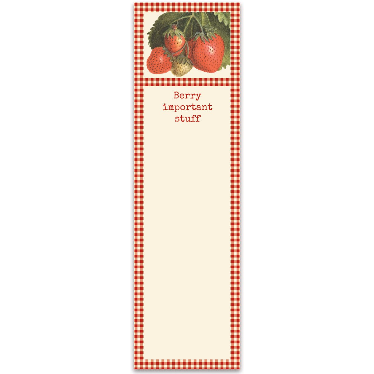 Berry Important Stuff Magnetic List Pad