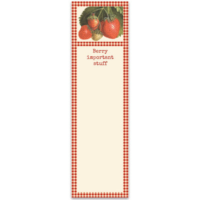 Berry Important Stuff Magnetic List Pad