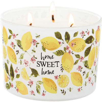 Home Sweet Home 14 oz Jar Candle Lemongrass Scent