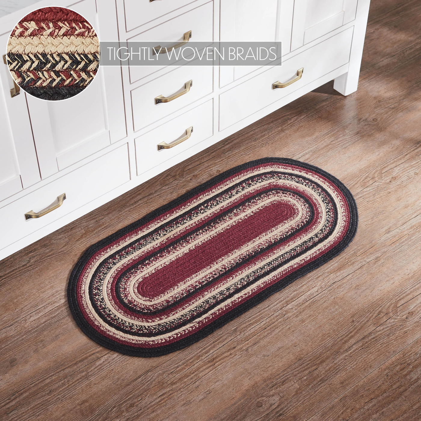 Connell Jute 36" Oval Rug Oval