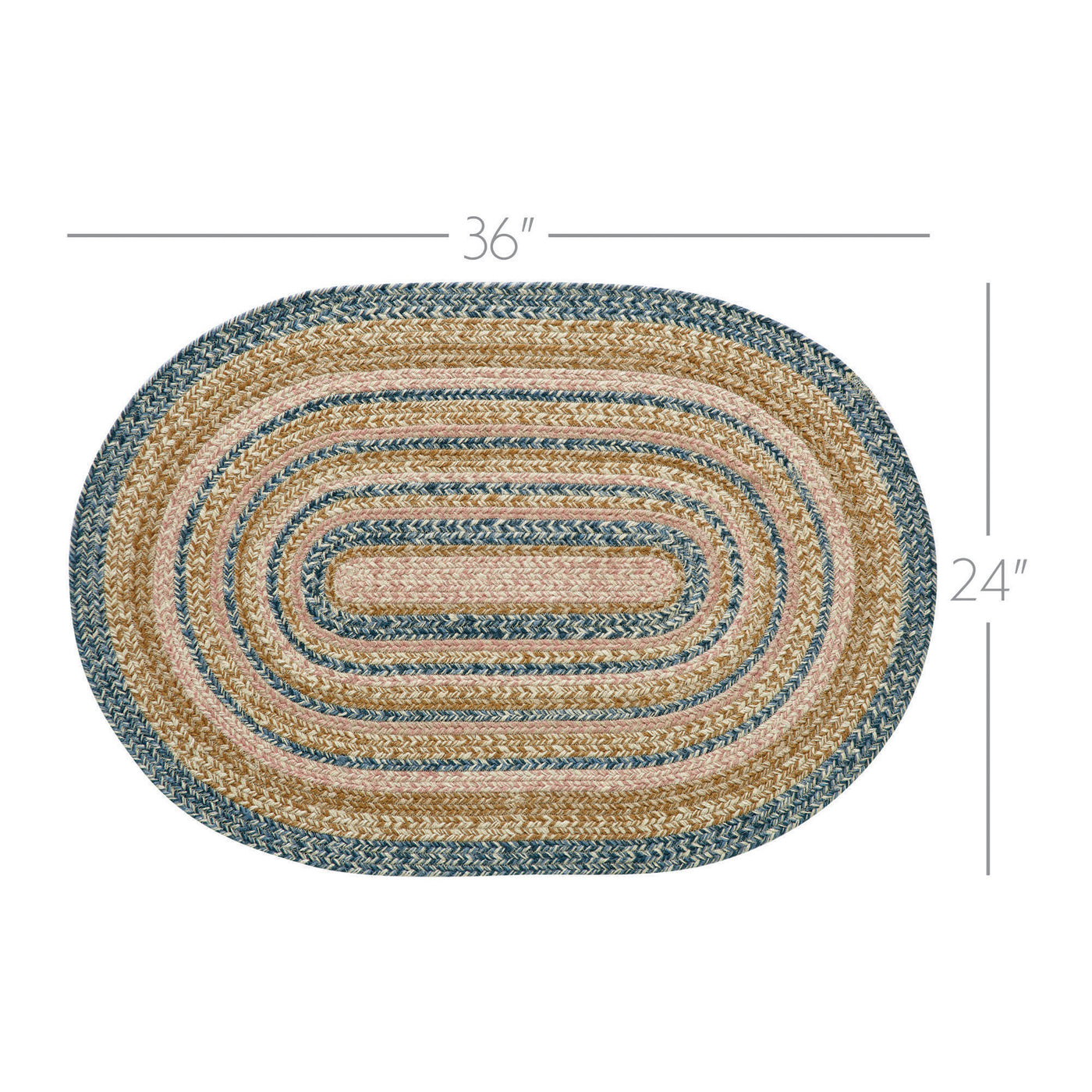 Kaila Jute Oval Rug 24" x 36"