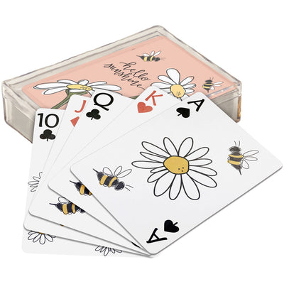 HAPPY BIRTHDAY🎂 💙 Hello Sunshine Bees and Daisies Deck of Playing Cards