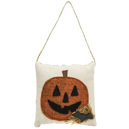 Jack O' Lantern Pillow Ornament