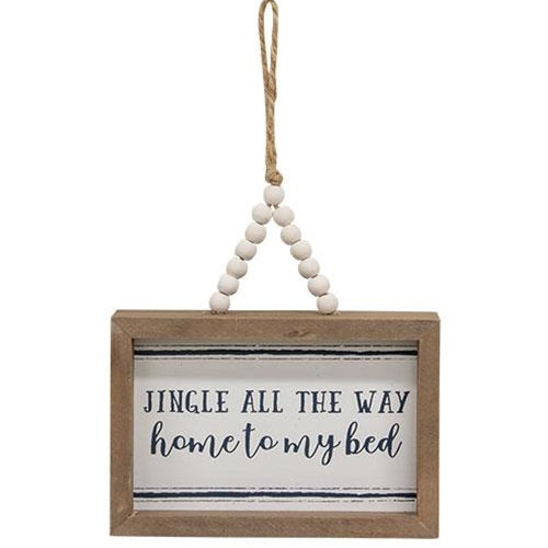 Set of 3 Snarky Christmas Beaded Hanger Signs