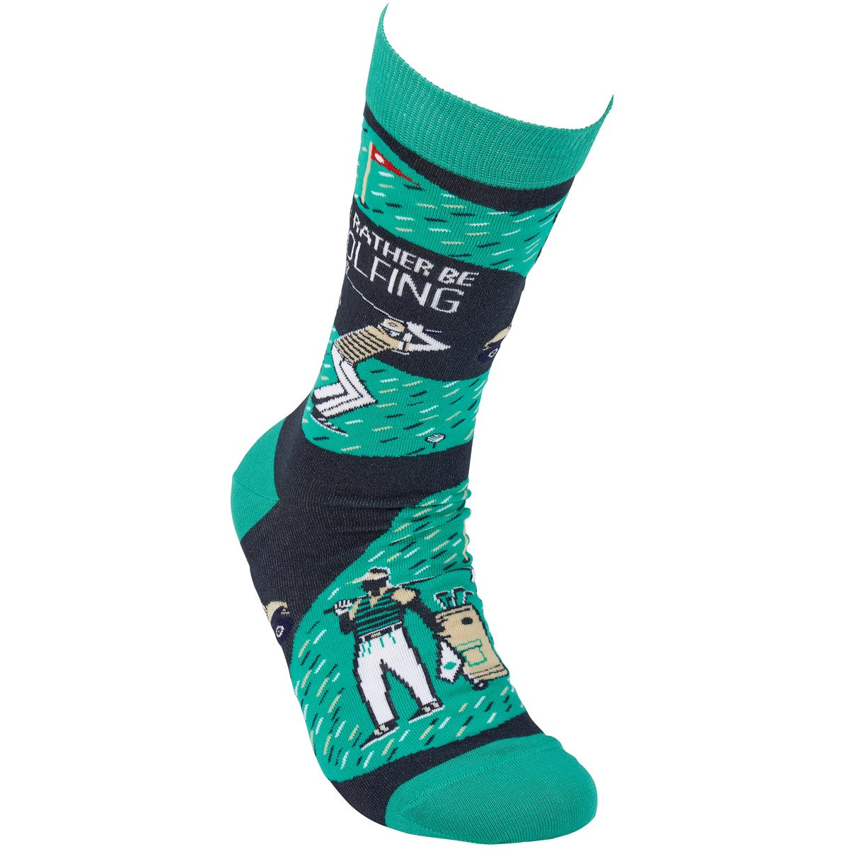 Rather Be Golfing Fun Novelty Socks