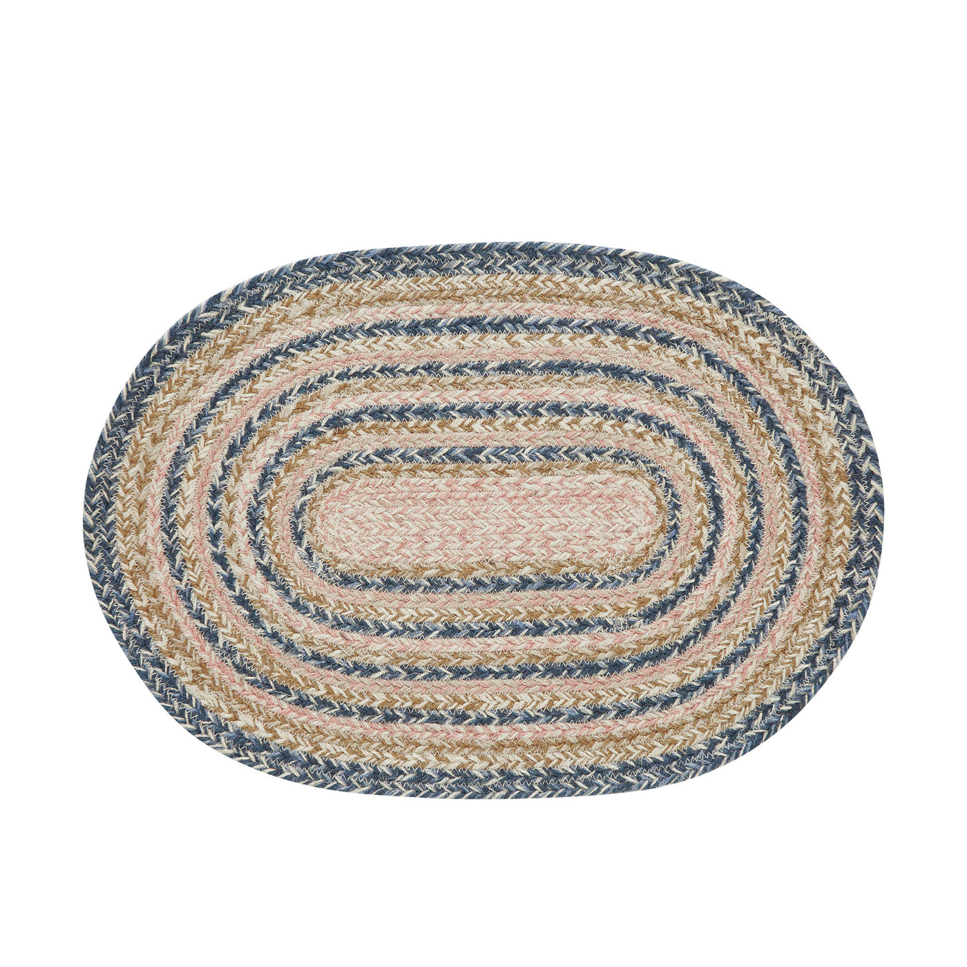 💙 Kaila Jute Oval Placemat 13'' x 19''