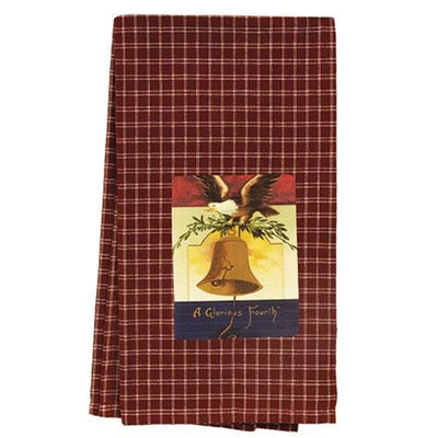 A Glorious Fourth Liberty Bell Nostalgic Dish Towel