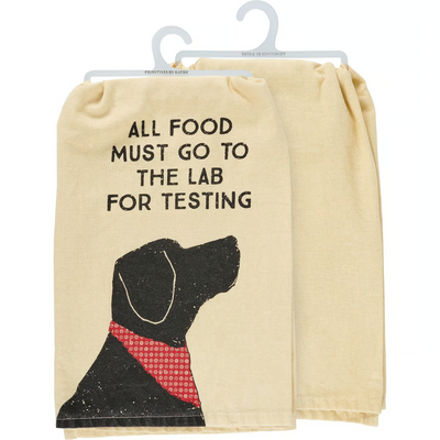 All Food Must Go To The Lab For Testing Kitchen Towel