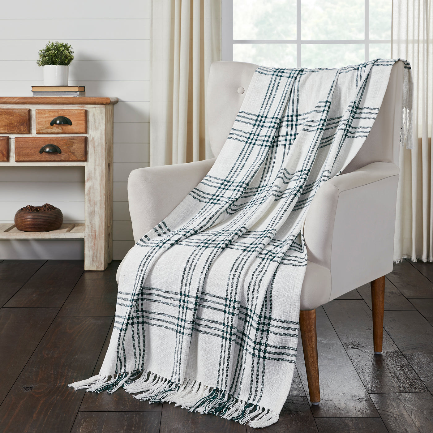 Pine Grove Plaid Woven Throw 50" x 60"