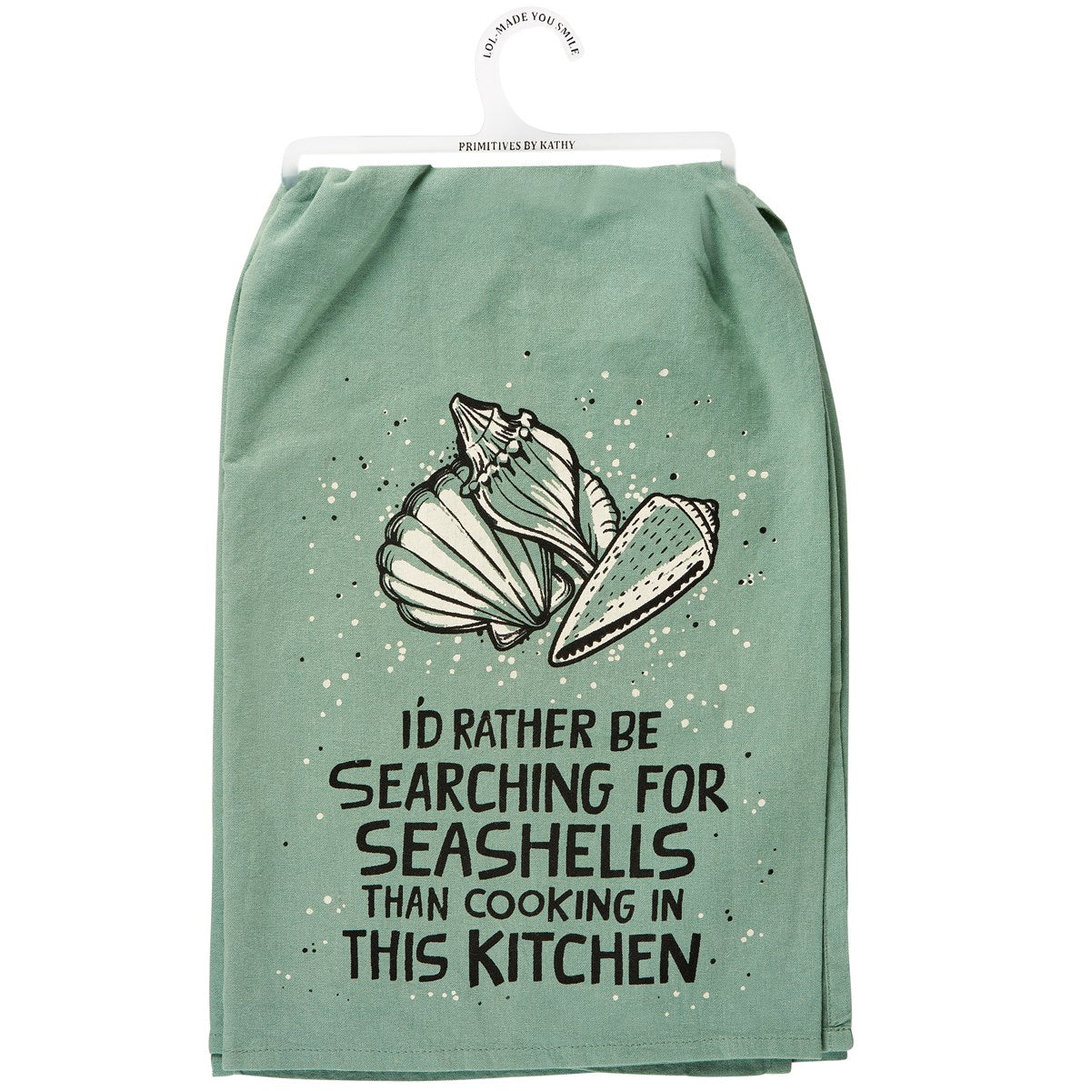 I'd Rather Be Searching For Seashells Kitchen Towel