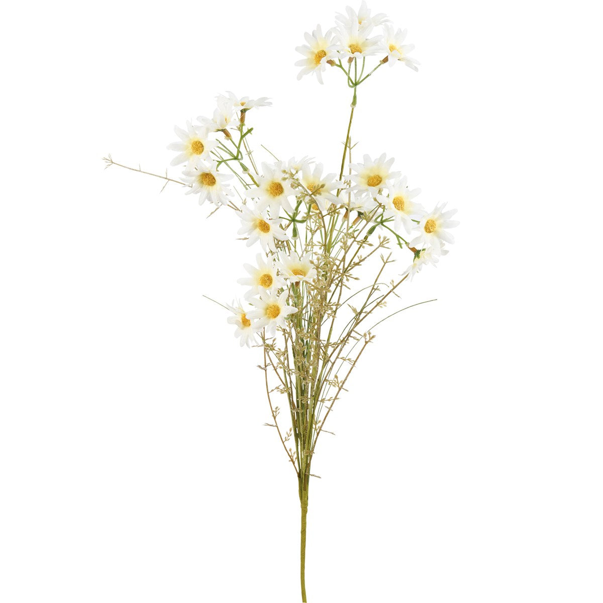 White Daisies 24" Faux Floral Spray