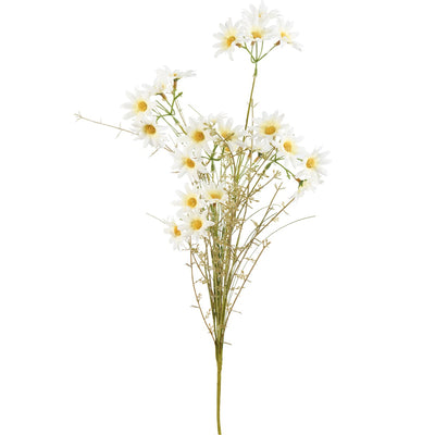 White Daisies 24" Faux Floral Spray