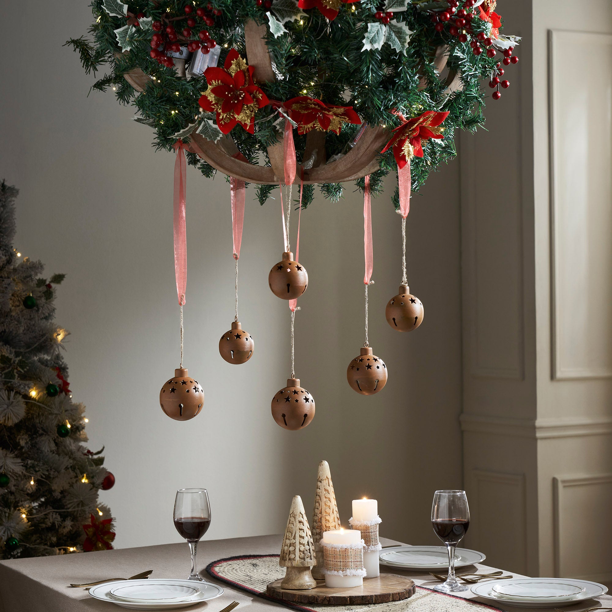 Set of 6 Rust Bell Metal Ornaments – Blueberry Lane Shop