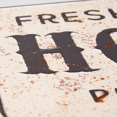 Fresh & Local Honey 10" Distressed Metal Sign