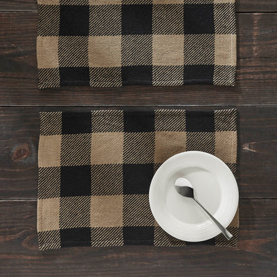 Black Check Placemat Set of 2