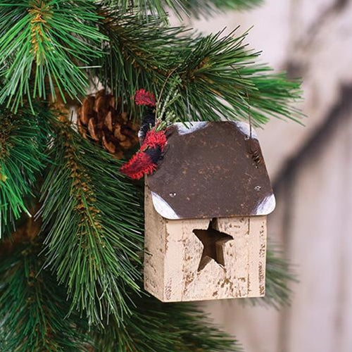 💙 Tin Roof Star House Ornament