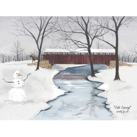Billy Jacobs Cold Crossing 12" x 16" Canvas Print