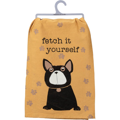 Fetch It Yourself Dog Kitchen Towel