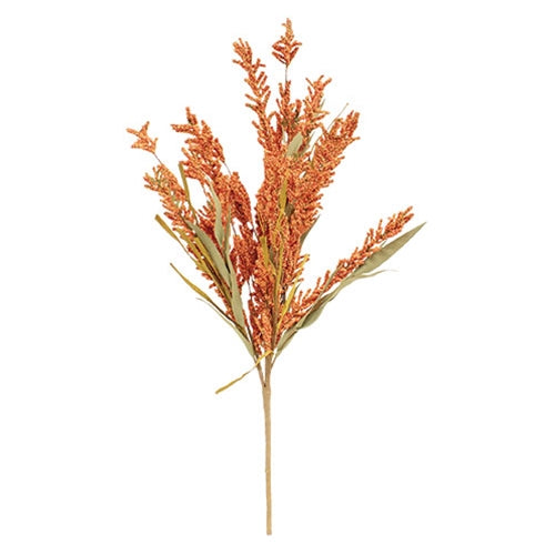 Fall Grass & Heather 24" Faux Foliage Bush