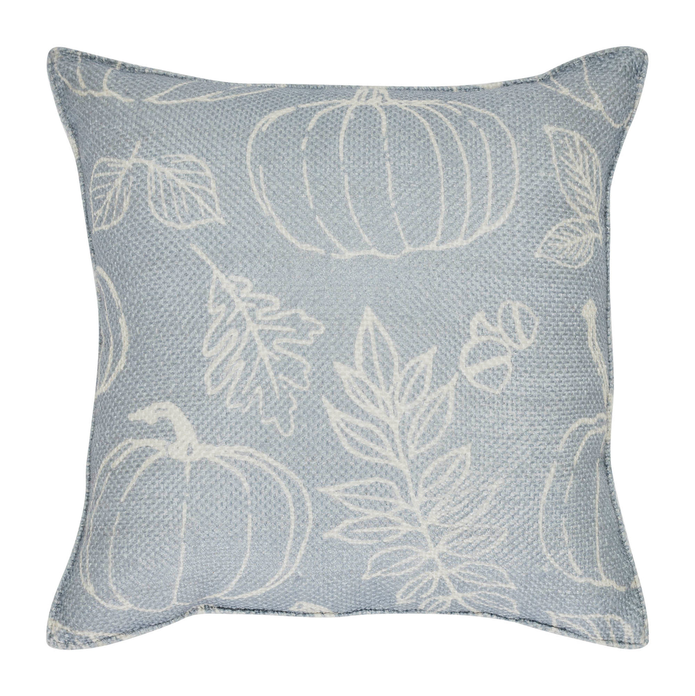 Silhouette Pumpkin Grey 14" Accent Pillow