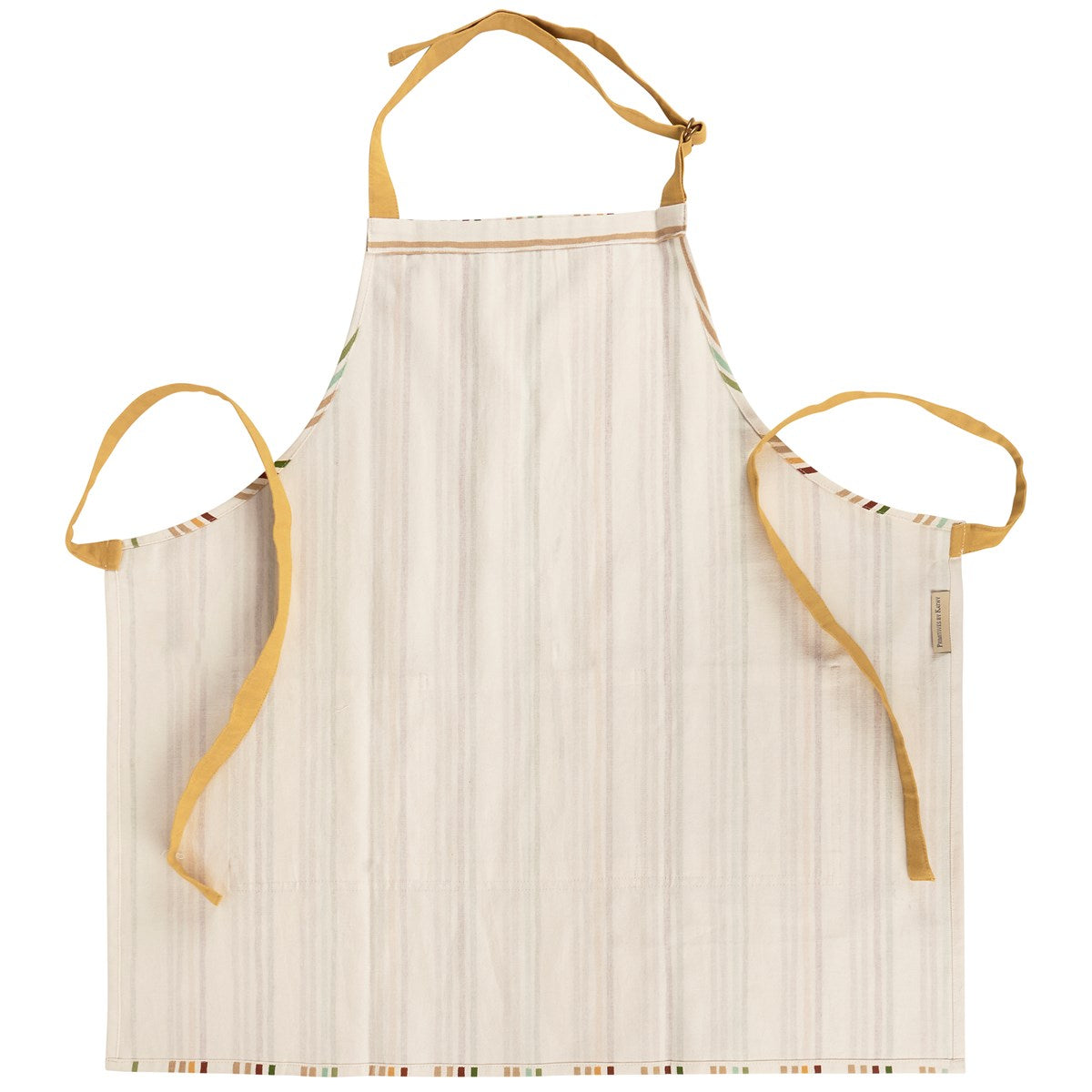 Fall Wildflowers and Stripes Pocket Apron