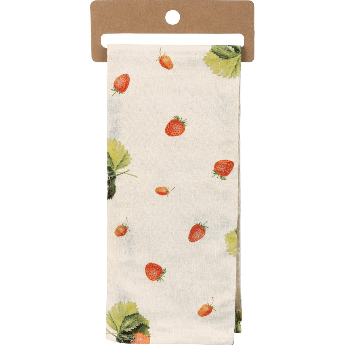 I Love You Berry Much Strawberries Kitchen Towel