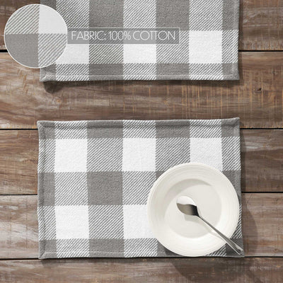 Annie Buffalo Check Grey Placemat Set of 2
