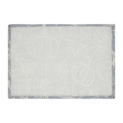 Set of 2 Silhouette Pumpkin Grey Placemats