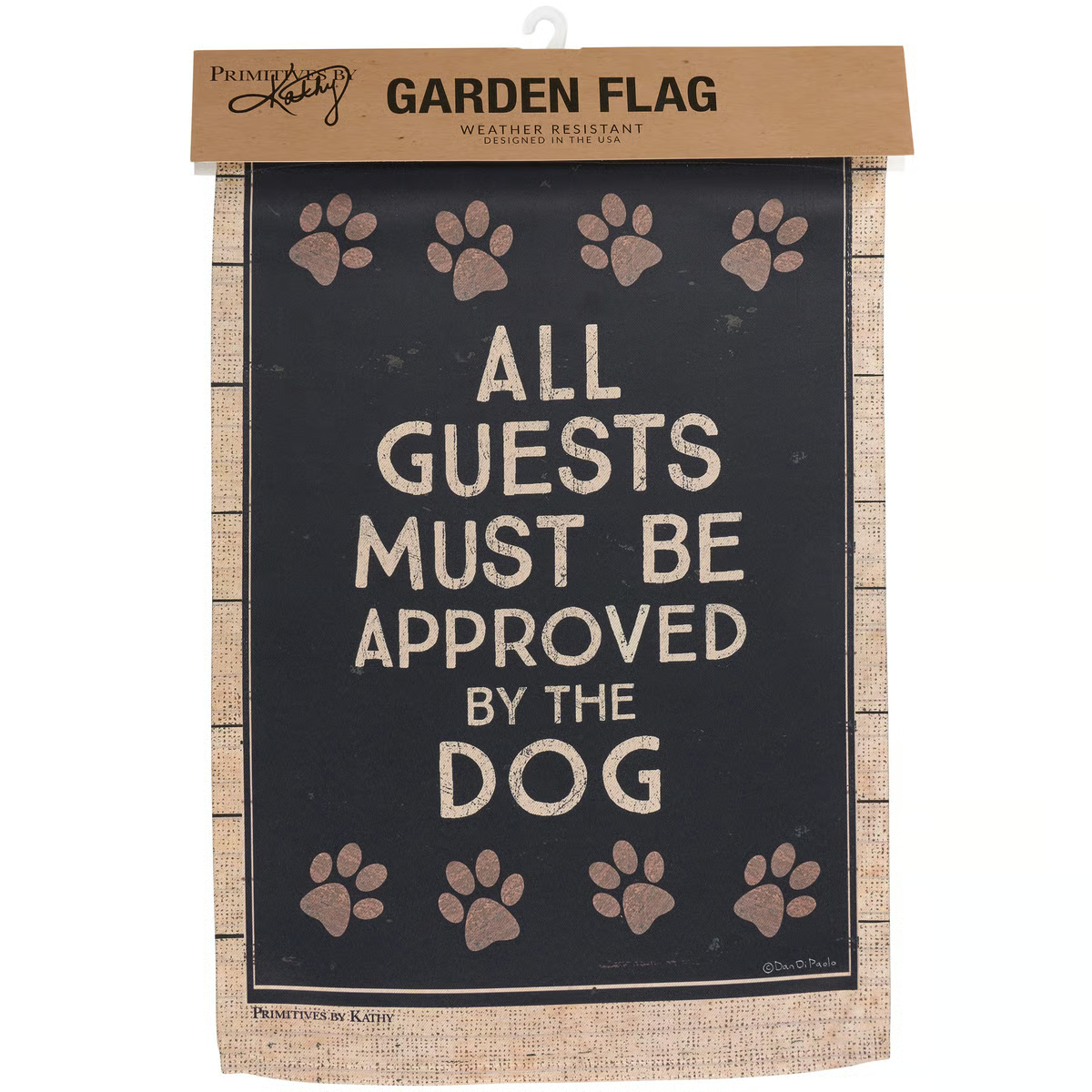 All Guests Approved By Dog Garden Flag