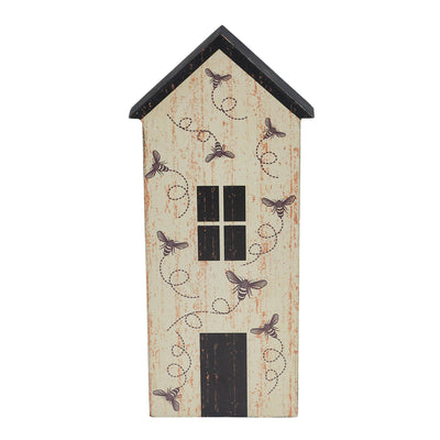 Buzzy Bees Saltbox House with Bee Trails 10" H Wall Sign