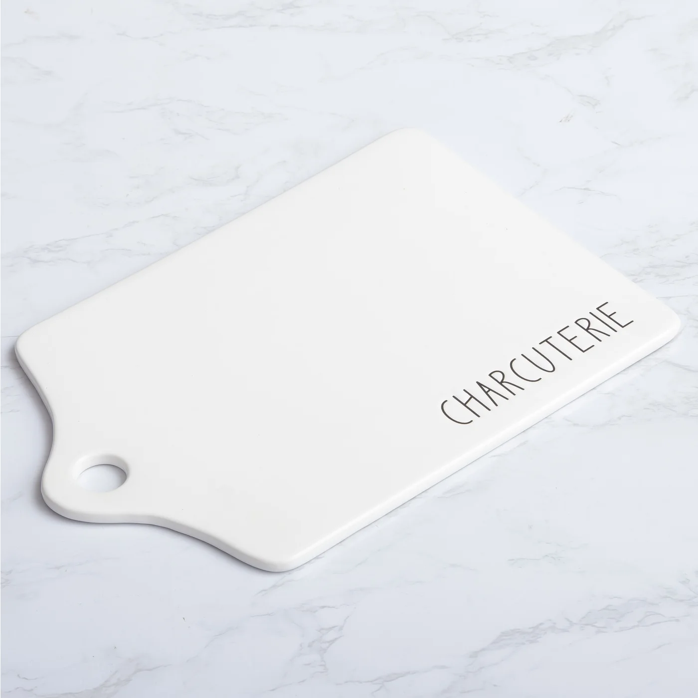 White Ceramic Charcuterie Board